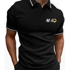 Black Polo Shirt NLA Logo